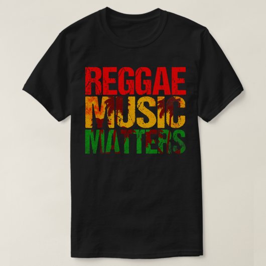 T-shirt Reggae Music Matters (Design devant)