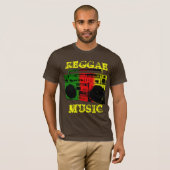 T-SHIRT REGGAE, MUSIQUE, TEE - SHIRT FAIT SUR COMMANDE (Devant entier)