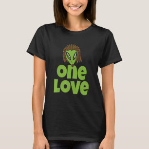 T-shirt Reggae One Love Rasta Jamaïque Souvenir Rastafaria