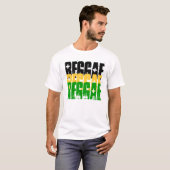 T-SHIRT REGGAE, REGGAE, REGGAE (Devant entier)