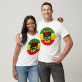 T-shirt Reggae Shaka Main avec des citations positives (Unisexe)