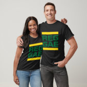 T-shirt Reggae vert et jaune (Unisexe)