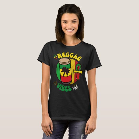 T-SHIRT REGGAE VIBES (Voorkant volledig)
