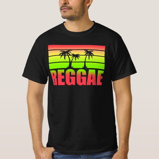 T-shirt Reggae Wah Gwan Ouais Mon Jamaïque Rastafari Rasta (Devant)