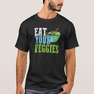 T-shirt Régime Basé Sur Le plante Manger Plus Légume Cute