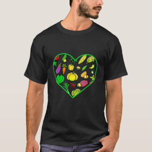 T-shirt Régime cardiaque végétarien Vegan No Meat Plante B
