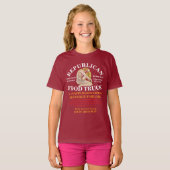 T-SHIRT RÉGIME CÉTO DIÈTE BŒUF VIANDE ROUGE CHÈVRES CHIENS (Devant entier)