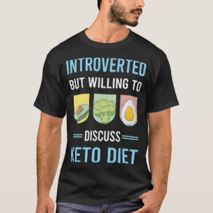T-shirt Régime cétogène introverti cétogène cétone cétose