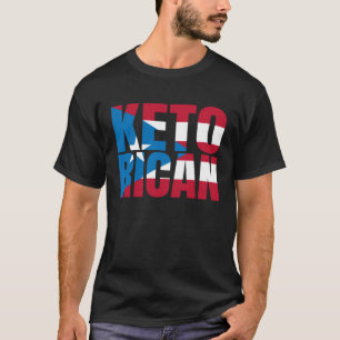 T-shirt Régime cétogène Keto Rican Keto Ninja