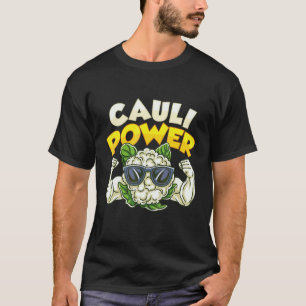 T-shirt Régime de musculation végétalien Cauli Power végét