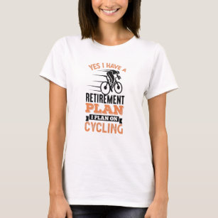 T-shirt Régime de retraite Cycliste Vélo Cadeau Papa