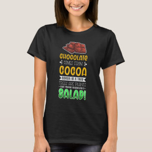 T-shirt Régime de salade végan et végétarien chou frisé ca