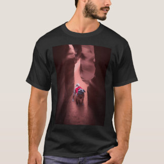 T-shirt Régime du Pug Réussi Dans Slot Canyon