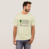 T-shirt Régime et exercice (Devant entier)