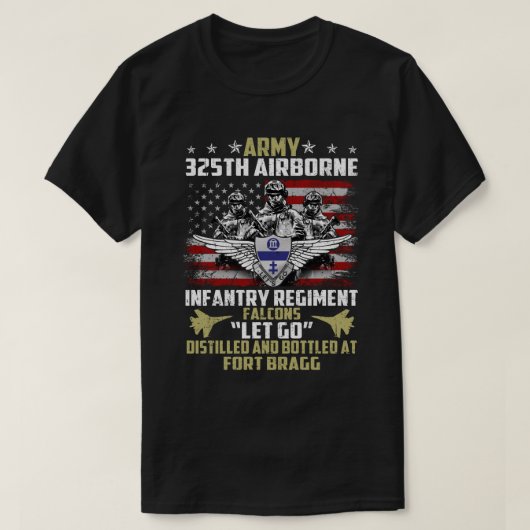 T-shirt Régiment d'infanterie 325e Airborne (Design devant)