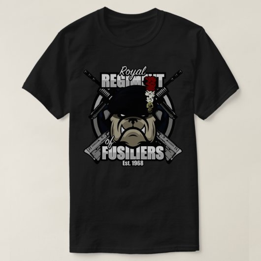T-shirt Régiment royal des fusiliers 3 (Design devant)