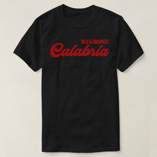 T-shirt Région Calabre (Design devant)