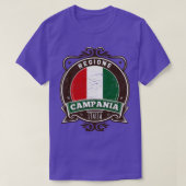 T-shirt Région Campanie Italia Design original rétro (Design devant)