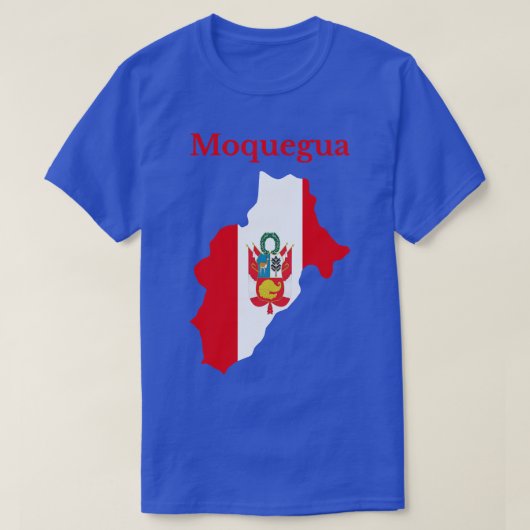 T-shirt Région de Moquegua Pérou (Design devant)