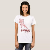 T-shirt Région la Californie de baie (Devant entier)