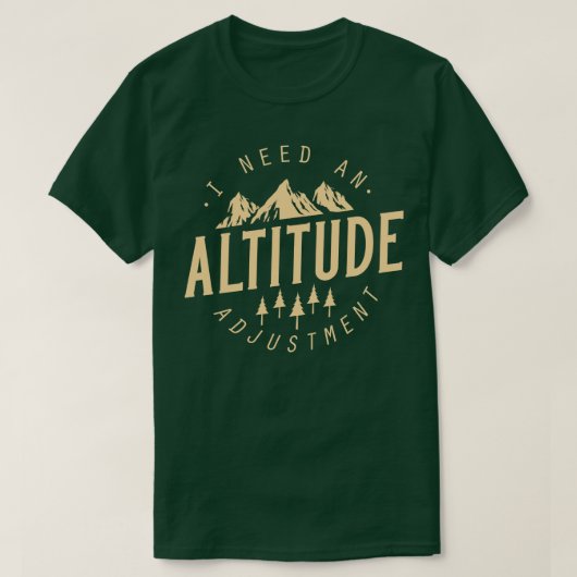 T-shirt Réglage de l'altitude 3 (Design devant)