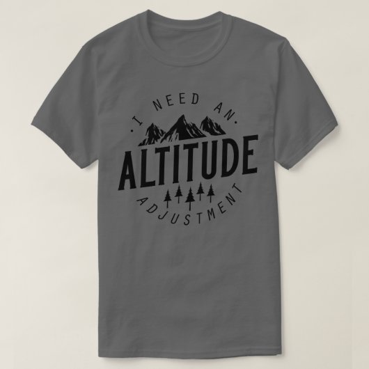 T-shirt Réglage de l'altitude 4 (Design devant)