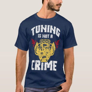 T-shirt Réglage mécanique de la course de tuner automatiqu