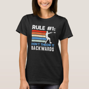 T-shirt Règle 1 Ne pas la renvoyer vers l'arrière