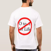 T-shirt Règle contre des perpétuités (Dos)