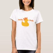 T-shirt Règle de canards (Girlie) (Devant)