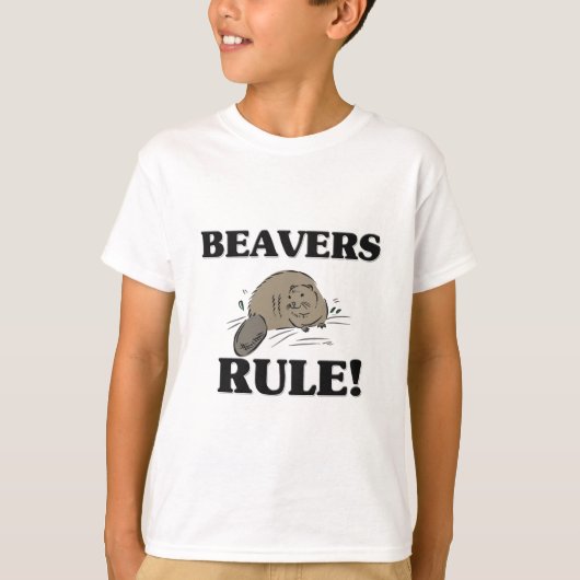 T-shirt Règle de CASTORS ! (Devant)
