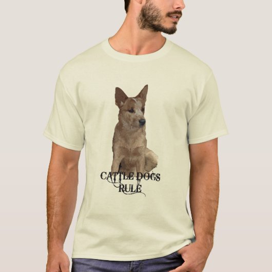 T-shirt Règle de chiens de bétail (Devant)