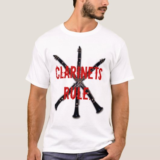 T-shirt Règle de clarinettes (Devant)