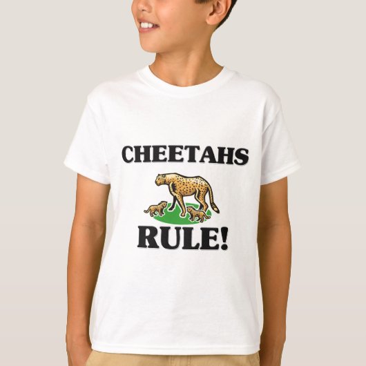 T-shirt Règle de GUÉPARDS ! (Devant)