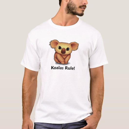 T-shirt Règle de koala ! (Devant)