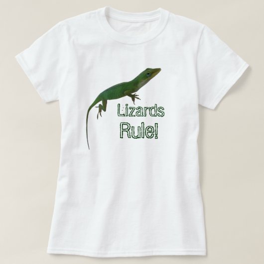 T-shirt Règle de lézards (Design devant)