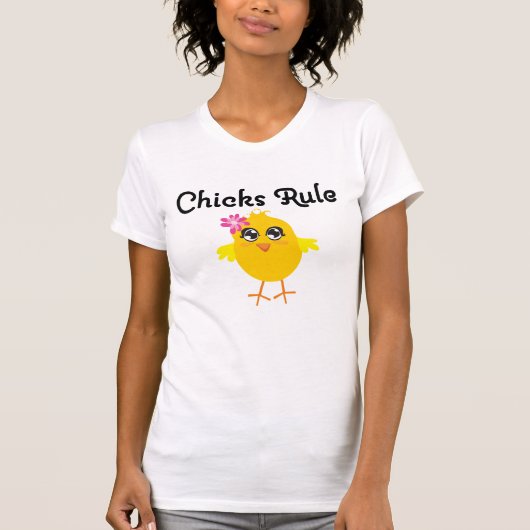 T-shirt Règle de poussins (Devant)