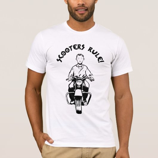 T-SHIRT RÈGLE DE SCOOTERS (Devant)