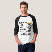 T-shirt Règle de vaches (Devant entier)