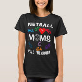 T-shirt Règle des masques Netball Positions des joueurs (Devant)