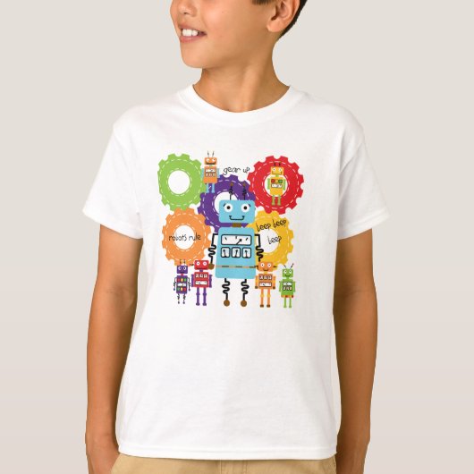 T-shirt Règle des robots (Devant)