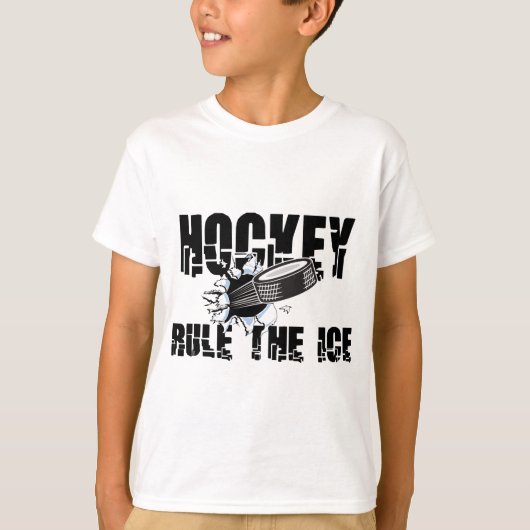 T-shirt Règle d'hockey la glace (Devant)