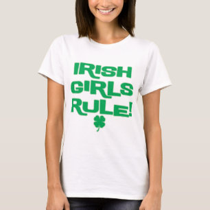 T-SHIRT RÈGLE IRLANDAISE DE FILLES !