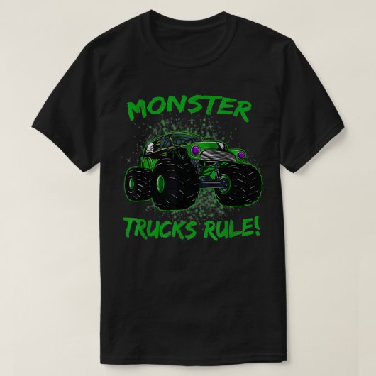 T-shirt Règle Monster Trucks (Design devant)