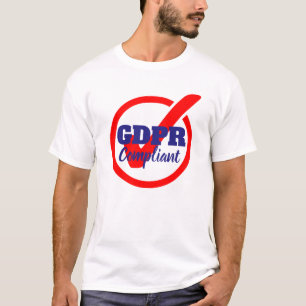 T-shirt Règlement général conforme de protection des