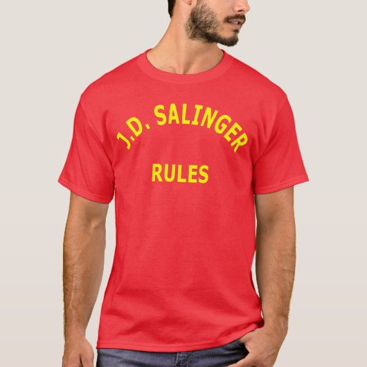 T-shirt Règlement J. D. Salinger (Devant)