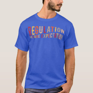 T-shirt Réglementation avant l'attente Autisme Travail soc