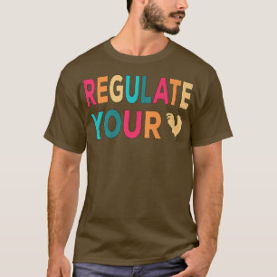 T-shirt Réglementer votre coucher de soleil rétro rétro de