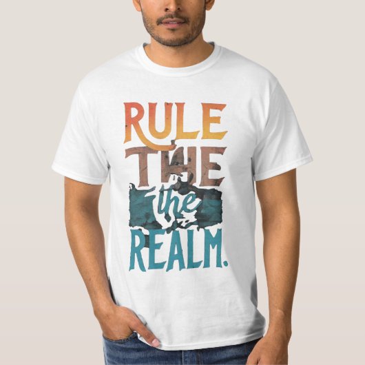 T-shirt Régler le royaume (Devant)