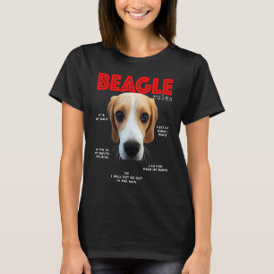 T-shirt Règles amusantes pour le beagle